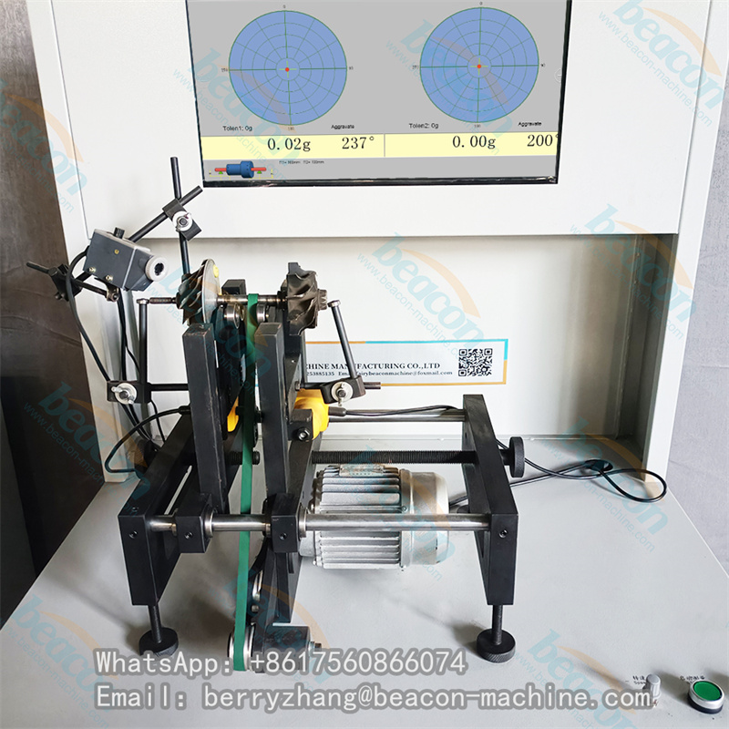 Equipo de prueba de turbo de alta velocidad electrónico RYQ-5A (DESK) Máquina equilibradora de eje de cojinete blando de turbo de armadura