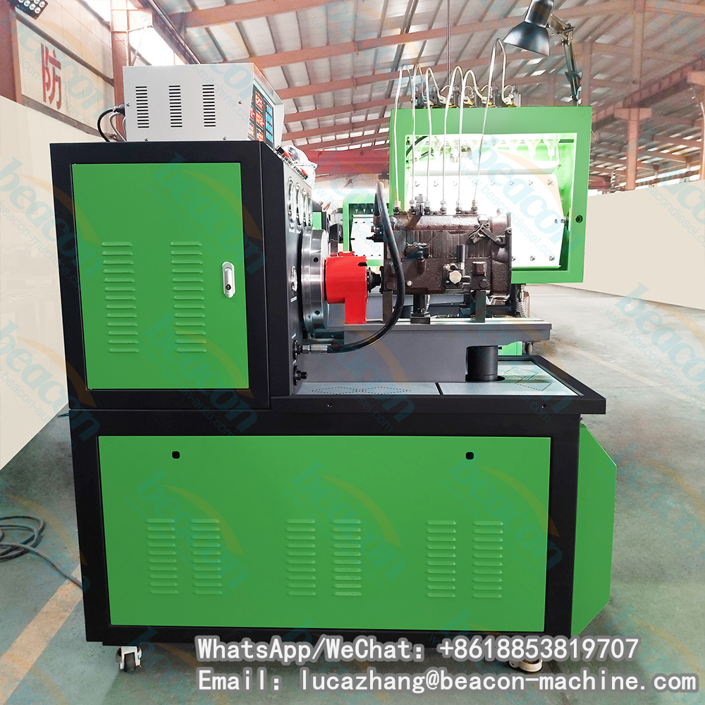 Banco de pruebas de bombas mecánicas Beacon Machine MINI12PSB-X Banco de pruebas de bombas de inyección de combustible mecánicas