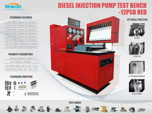 Beacon Machine obtiene buenos resultados en el primer trimestre, el banco de pruebas de bombas de inyección diésel 12PSB lidera el mercado de maquinaria.