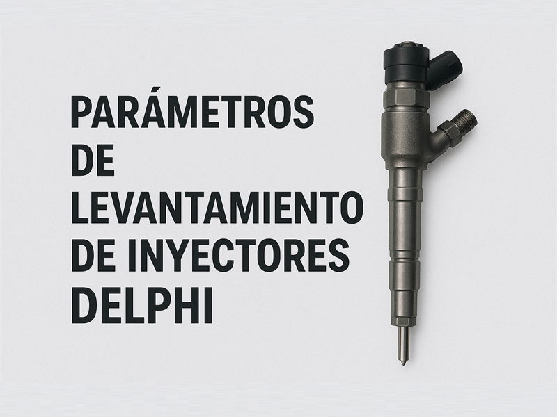 Guía Técnica de Parámetros de Elevación Interna: Inyectores Common Rail Delphi y CAT CR200