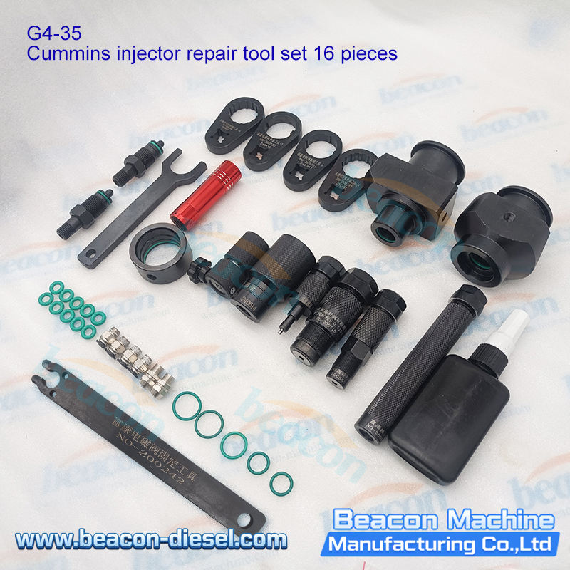 Juego de Herramientas de Reparación de Inyectores Cummins G4-35 16 Piezas para 4307475