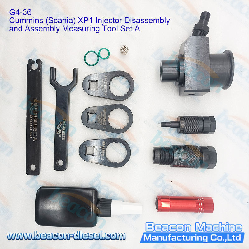 G4-36 Kit de Herramientas de Desmontaje y Medición para Inyectores Cummins Scania XPI 1515 Tipo A