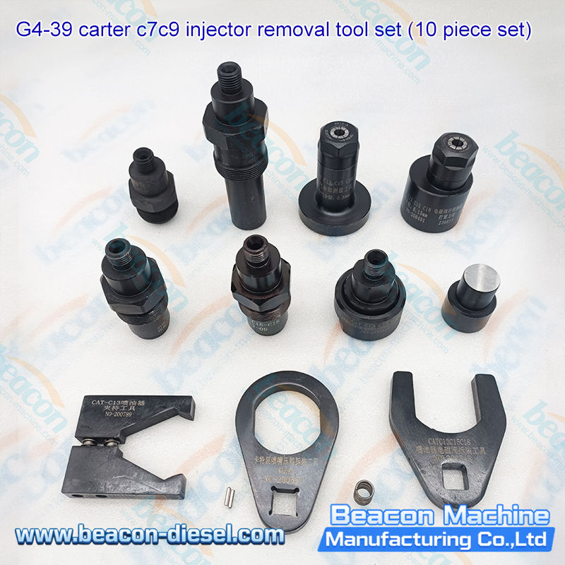 G4-39 Kit de Herramientas de Desmontaje de Inyectores para Caterpillar C7 C9 (Juego de 10 Piezas)