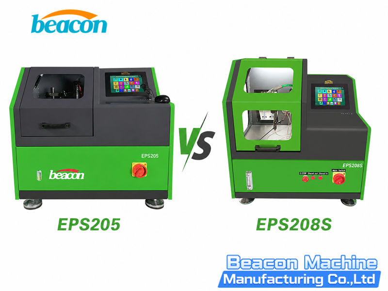 Comparación de Productos: Bancos de Prueba de Inyectores Common Rail EPS205 vs EPS208s
