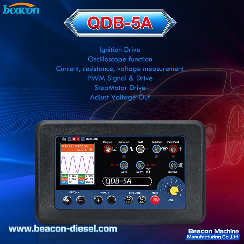 QDB-5A Multi-Purpose Automotive Tester Driver - DMM PWM Step Motor Diagnostic Instrument