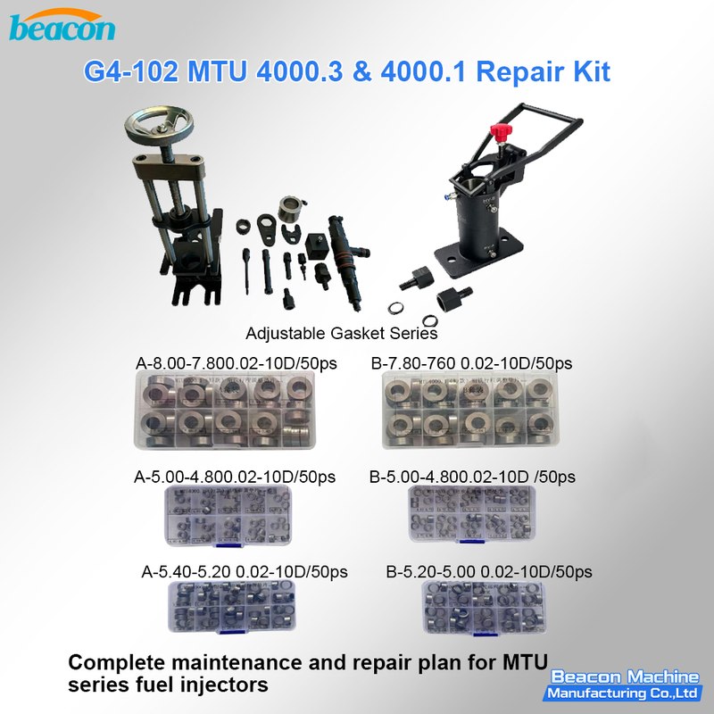 G4-102 Kit de Herramientas de Servicio MTU 4000.3/4000.1 - Herramienta profesional para taller diesel