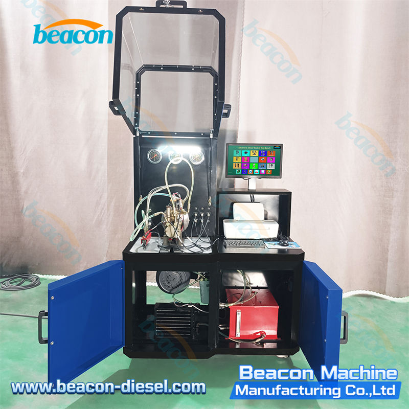 CR302 Banco de pruebas de inyectores Common Rail - vista frontal del equipo