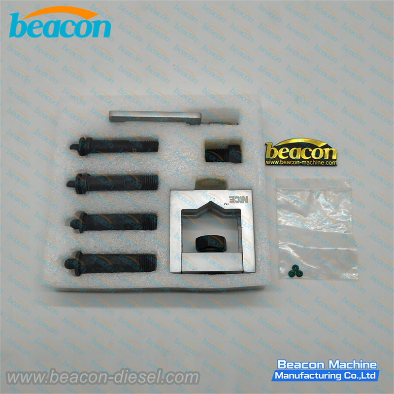 G2-4 Abrazadera Universal Simple - vista frontal general de la abrazadera de montaje universal para banco de pruebas de bombas de inyección diésel con mecanismo de sujeción ajustable