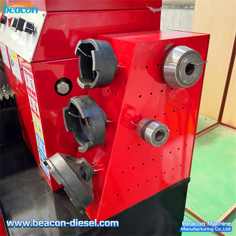 Torno C45C - detalle de la posición de montaje de accesorios