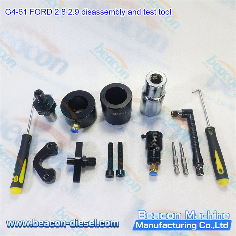 G4-61 Herramienta de Desmontaje FORD 2.8 2.9 - vista general del kit completo