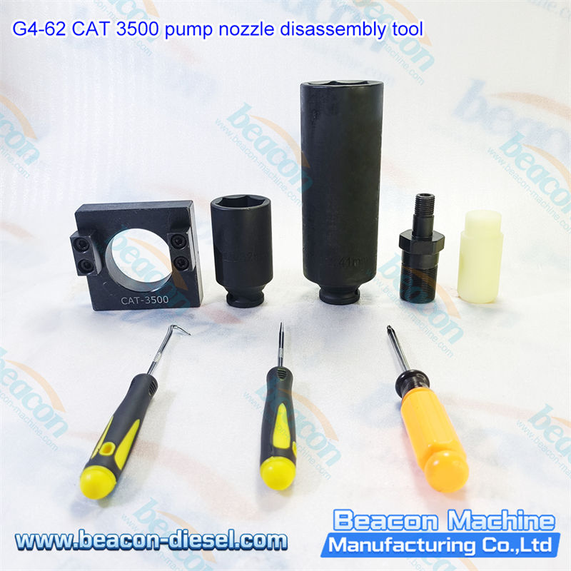 G4-62 Herramienta de Desmontaje de Boquilla CAT 3500 - vista general del juego completo