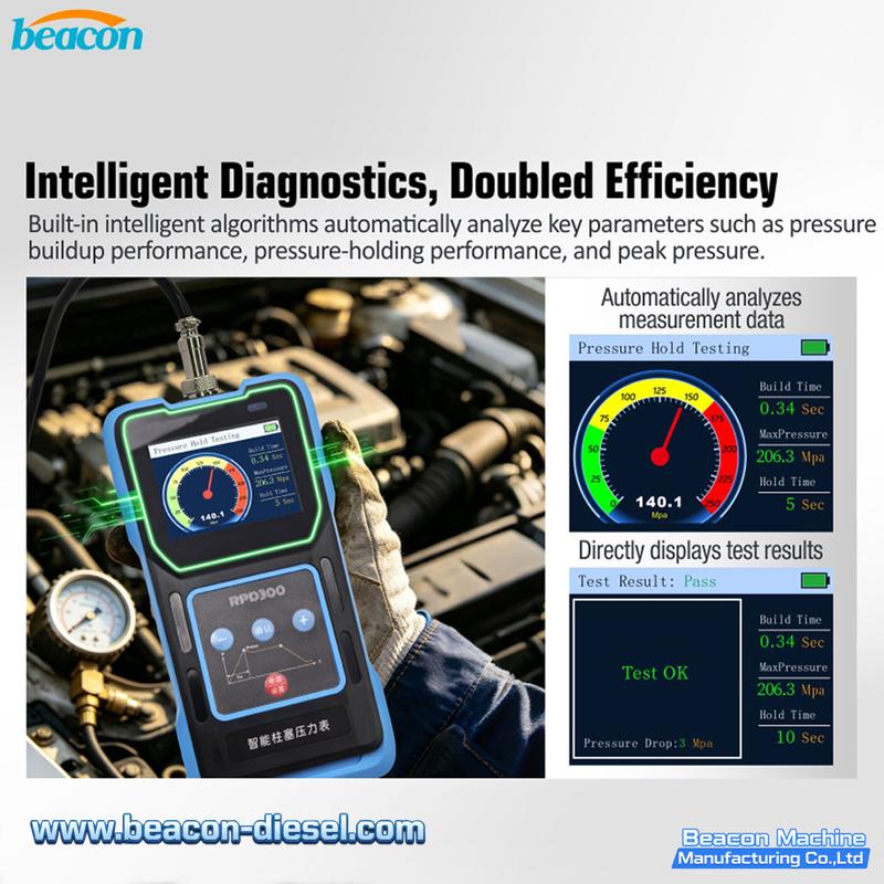 RPD300 Digital Pressure Tester - Diagnostic Screen