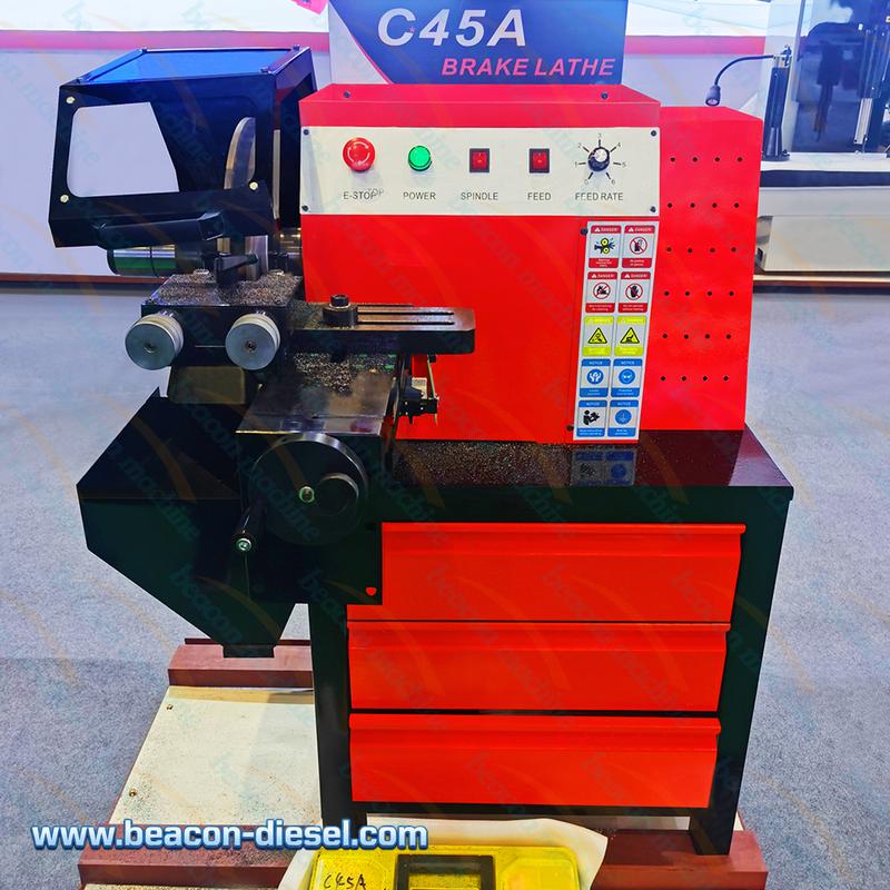 Torno de discos de freno C45A - vista de taller