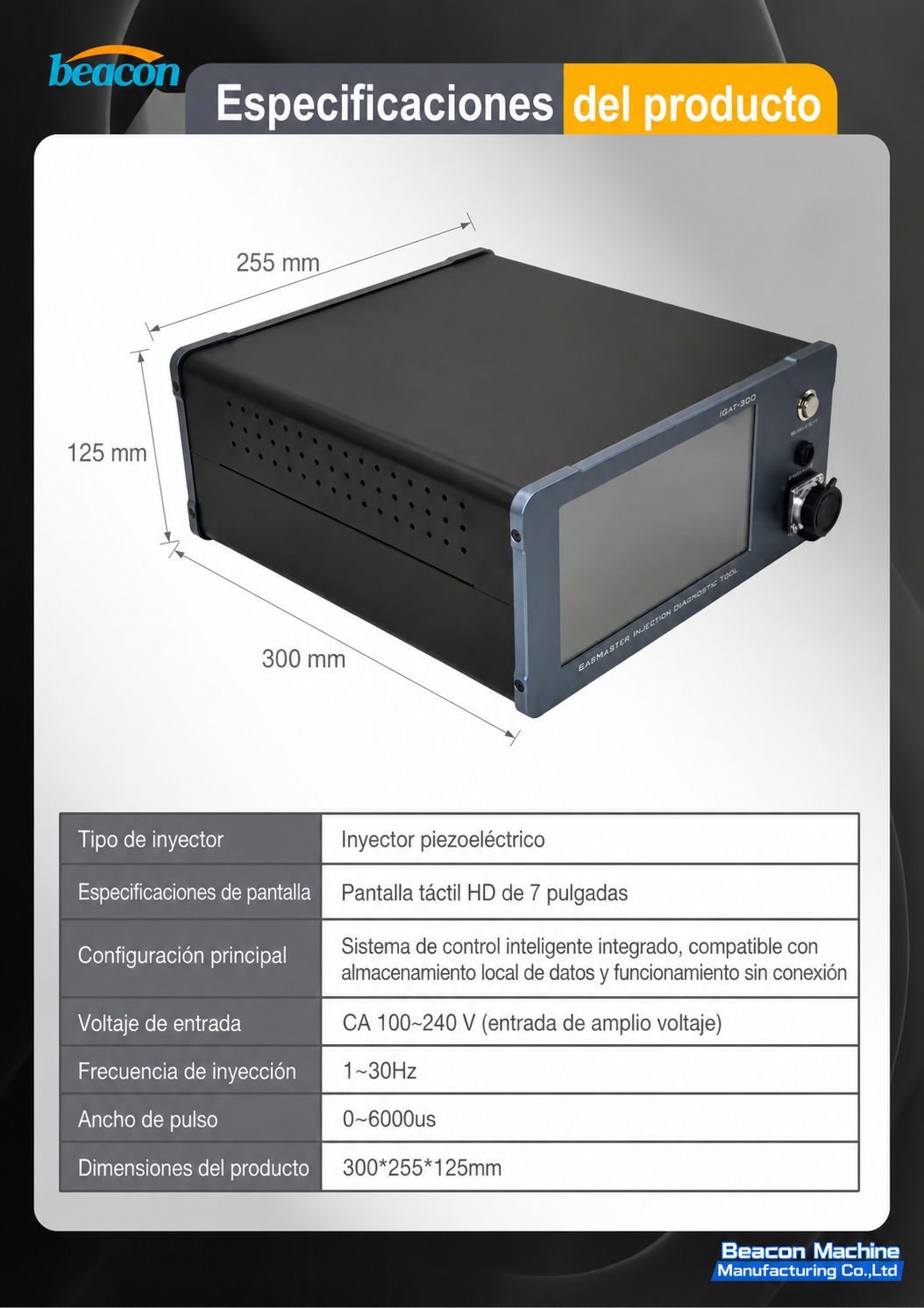 i-GAP 200 Piezo Electric Injector Tester - Display Detail
