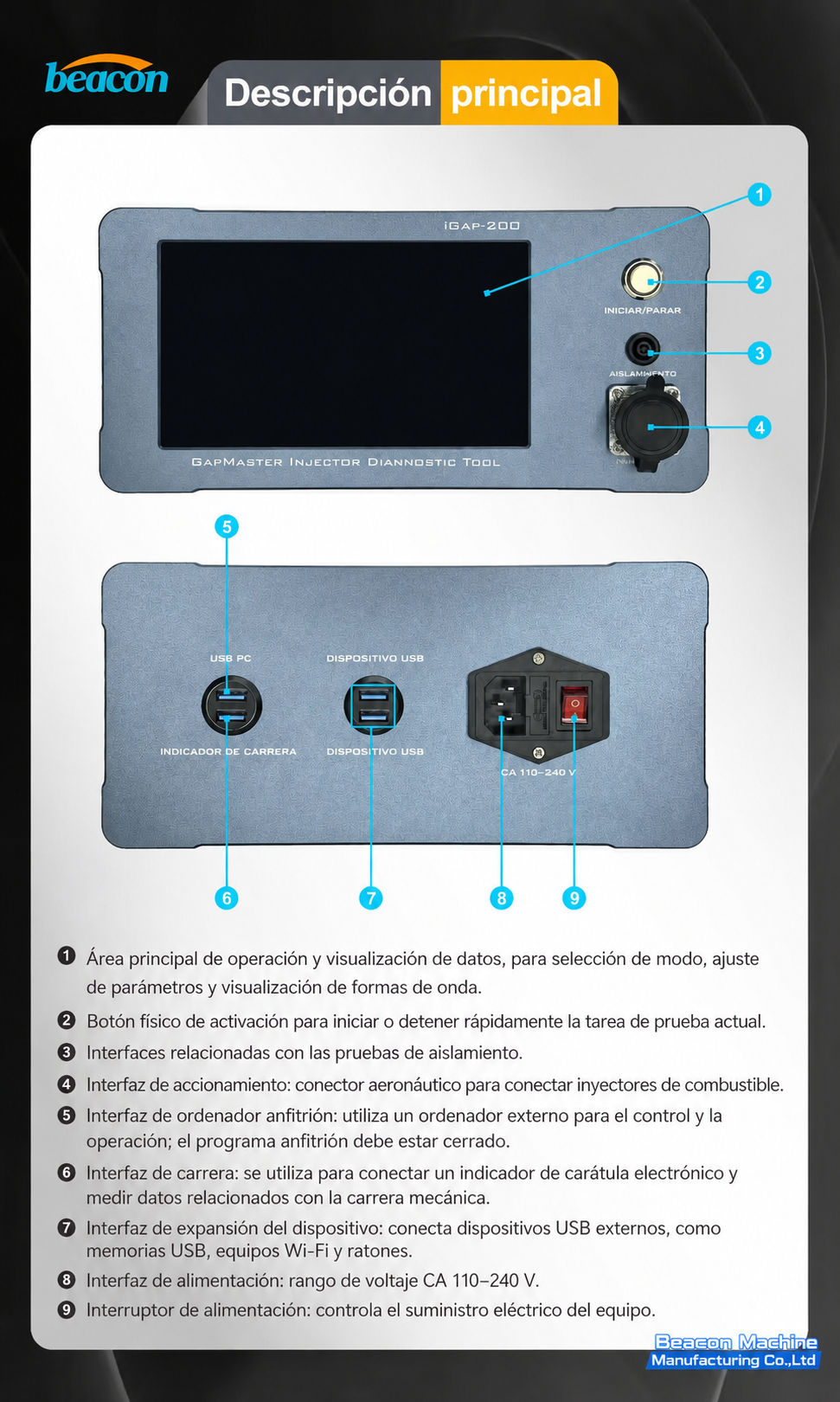 i-GAP 200 Piezo Electric Injector Tester - Testing Mode