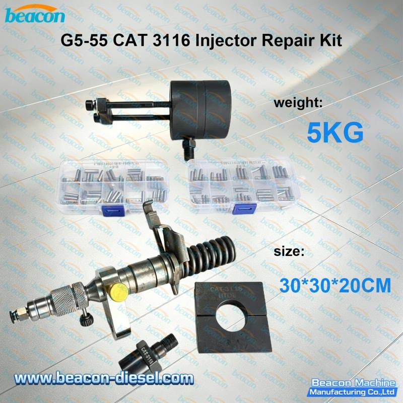 Póster del kit G5-55 para reparar inyectores CAT 3116