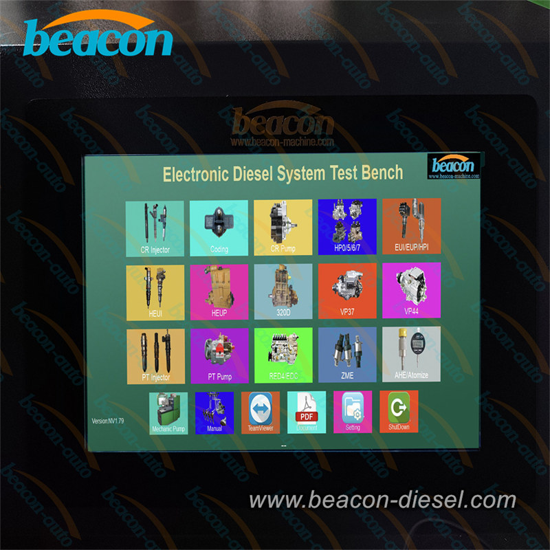 detalles del comprobador de inyectores diésel EPS210s