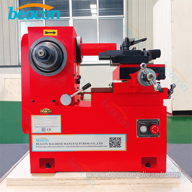 Torno rectificador de discos y tambores de freno Beacon C9335A color rojo vista frontal