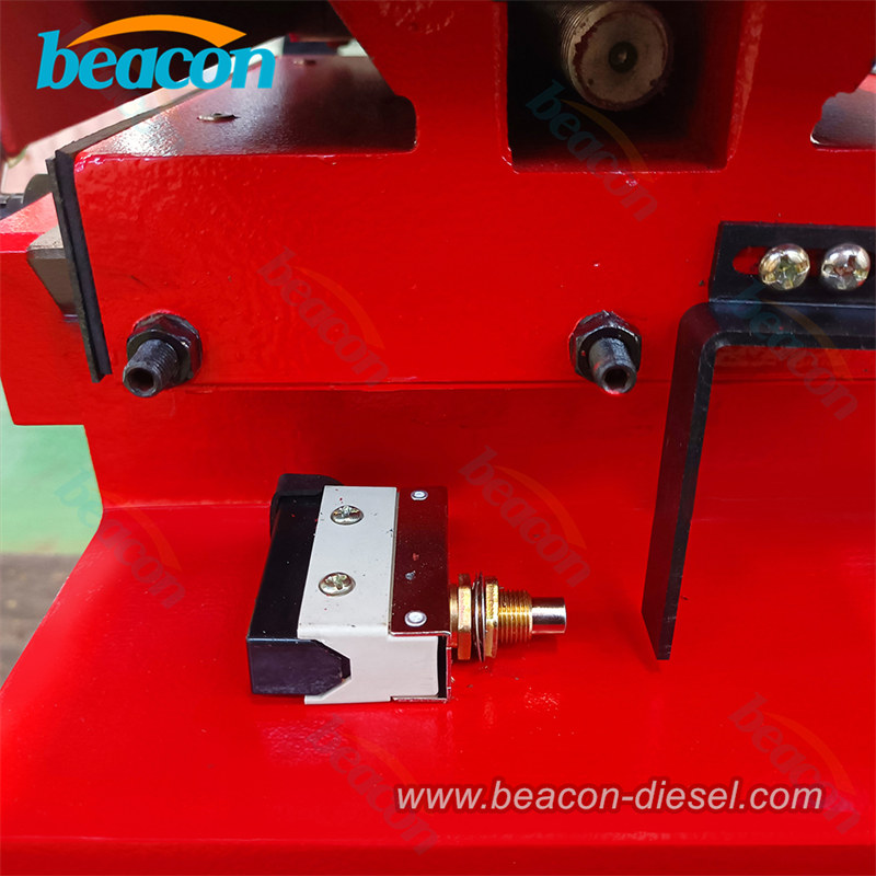 Detalles del torno para rectificar discos y tambores de freno Beacon C9335A
