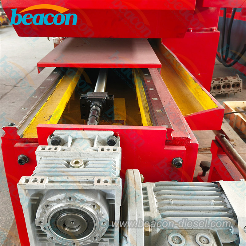 Primer plano del disco de rectificado de 400mm para superficies de motor