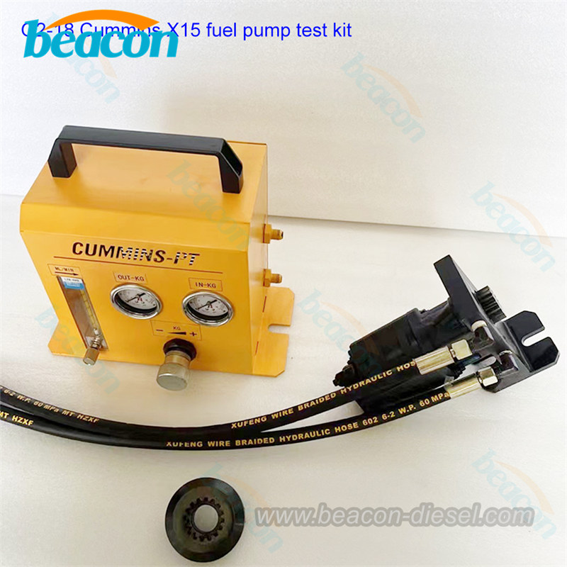 Hardware del kit de prueba de presión y flujo para bomba de transferencia Cummins X15