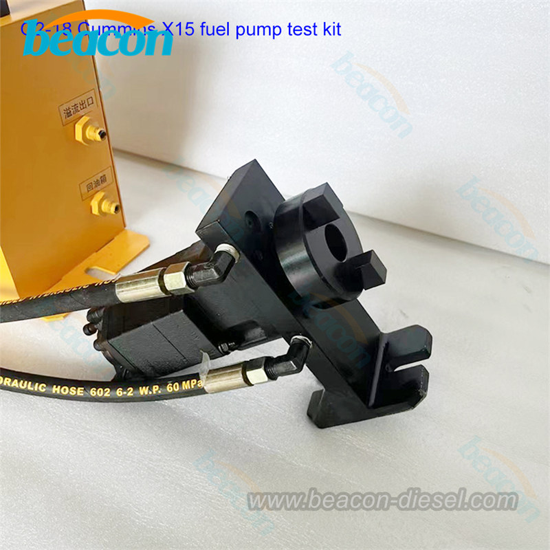 Adaptador de fijación integrado para pruebas de bomba de combustible X15