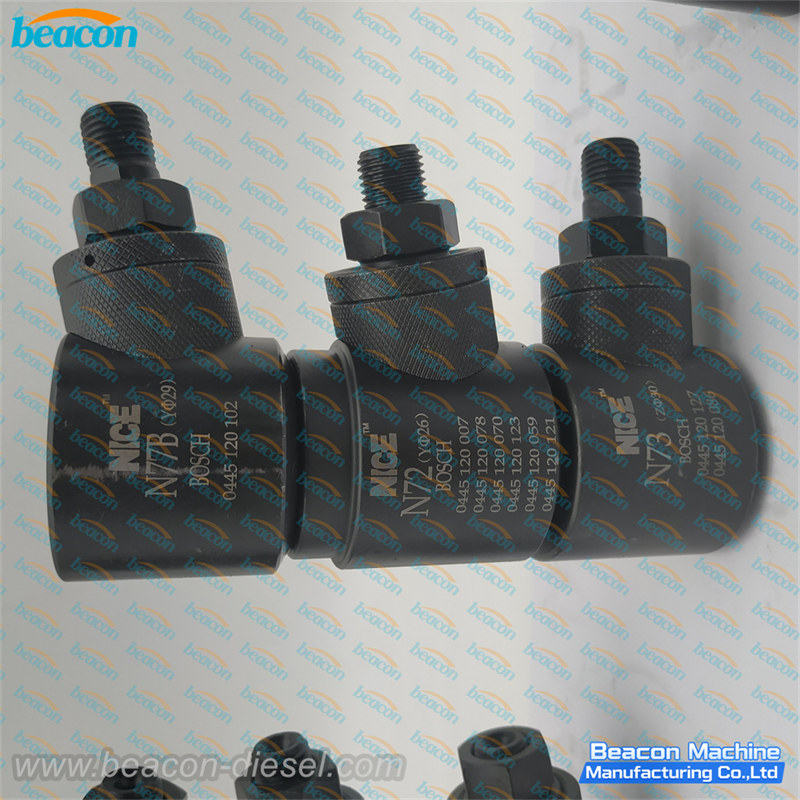 Juego de abrazaderas cortas G3-1 con juntas y adaptadores para reparación de inyectores diesel.