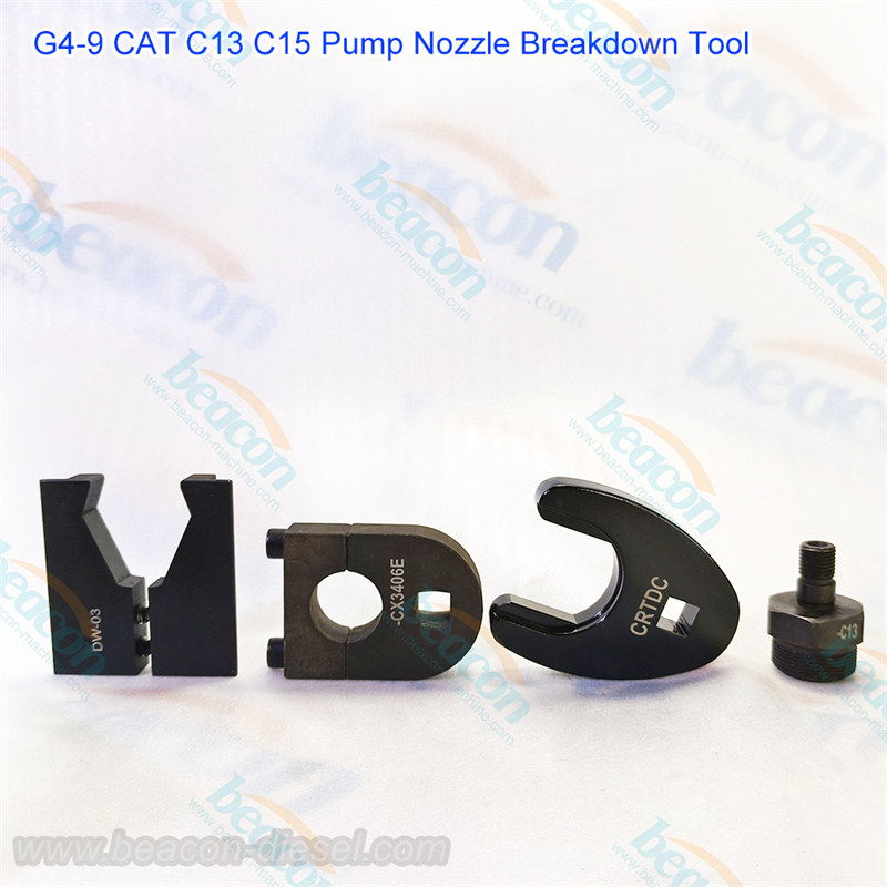 Kit de herramientas G4-9 para desmontaje y prueba de inyectores bomba Caterpillar C13 y C15