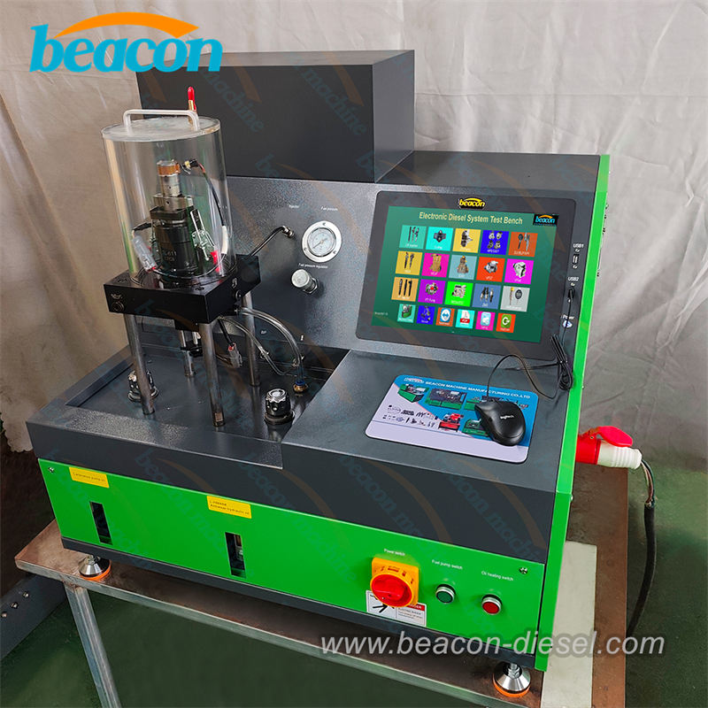 Banco de pruebas HEUI-F de Beacon Machine con sistema de doble aceite para inyectores CAT y Ford