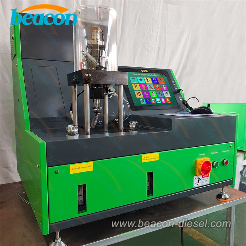 Banco de pruebas HEUI-F de Beacon Machine con sistema de doble aceite para inyectores CAT y Ford