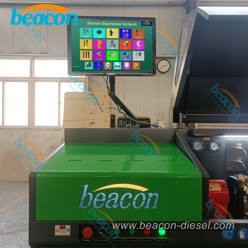 Pantalla de control y área de trabajo del CR707