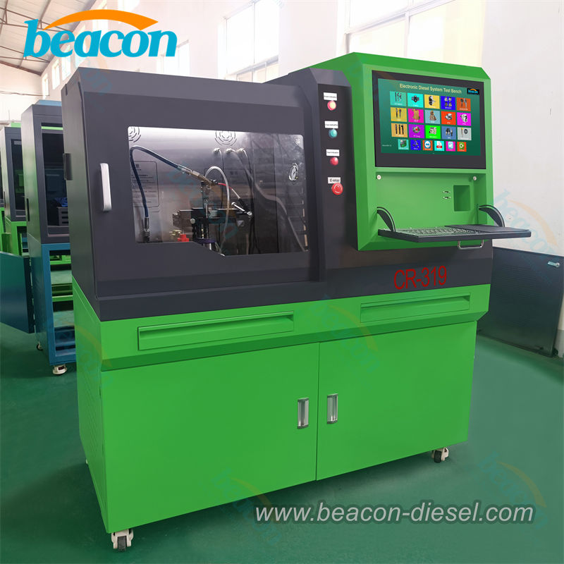 Vista frontal del banco de pruebas CR319