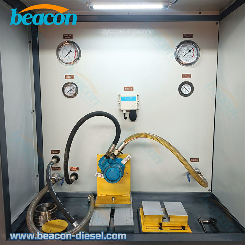 Instalación de bomba hidráulica con conexión de manguito de goma