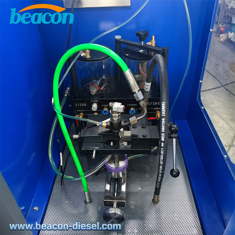 Cámara de trabajo para pruebas de inyectores Common Rail y piezoeléctricos