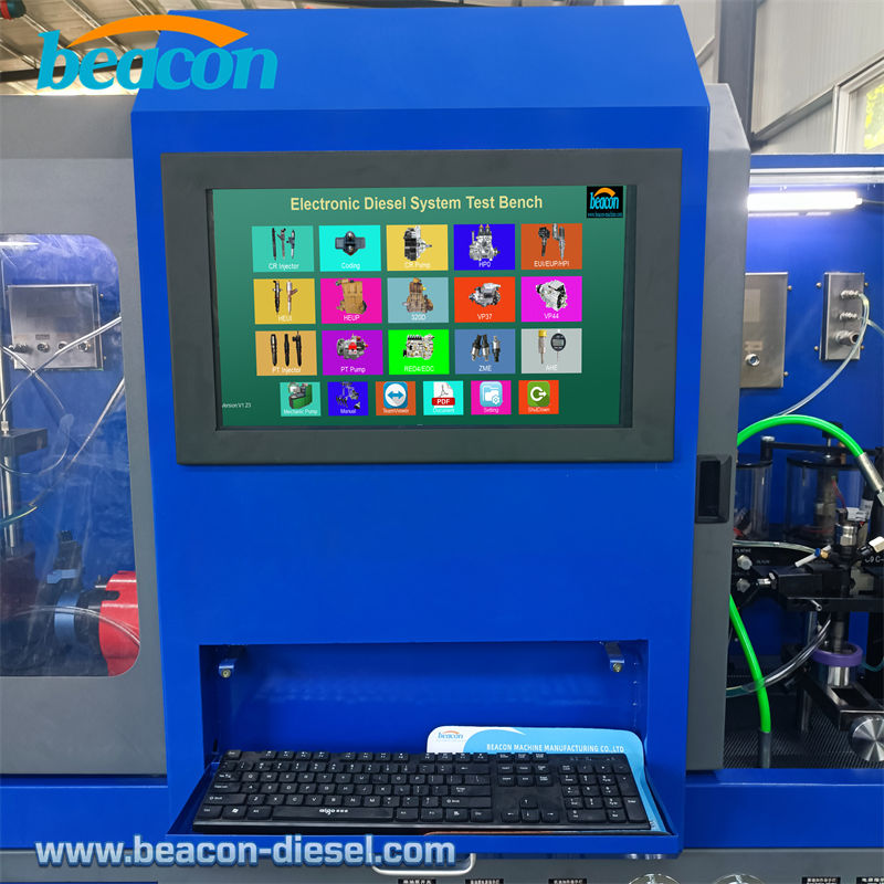 Consola de control con pantalla táctil y sistema de datos inteligente