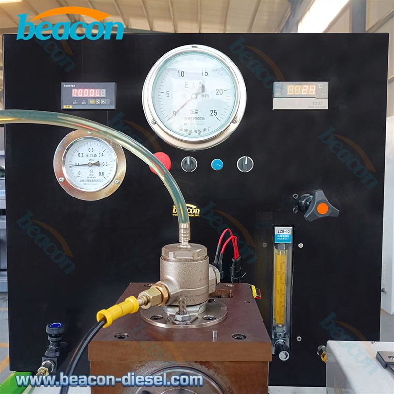 Detalles del banco de pruebas para bombas de aceite de alta presión Beacon GDI101