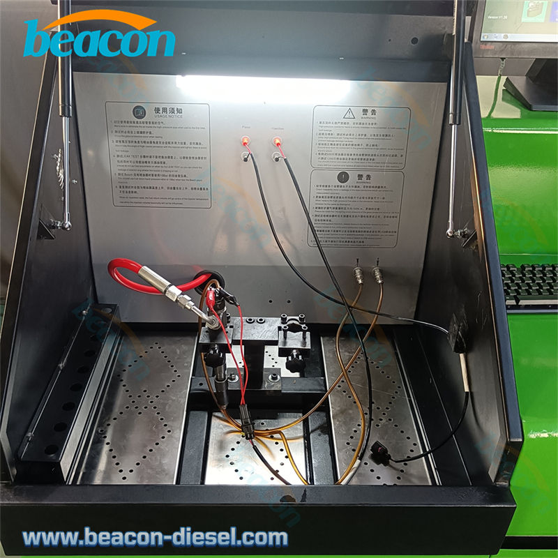 Área de Montaje de Inyectores con Tuberías de Alta Presión