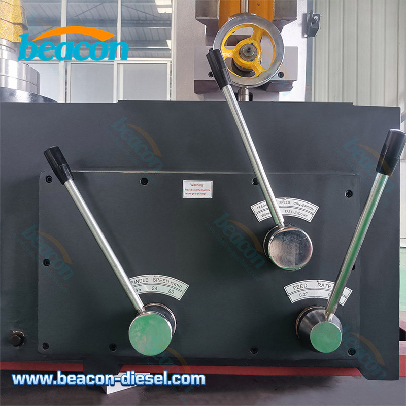 Detalle del husillo reforzado de la rectificadora