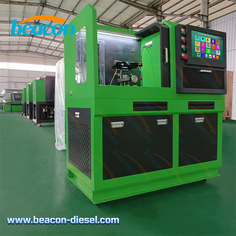 Vista lateral de la máquina de prueba diesel CR309