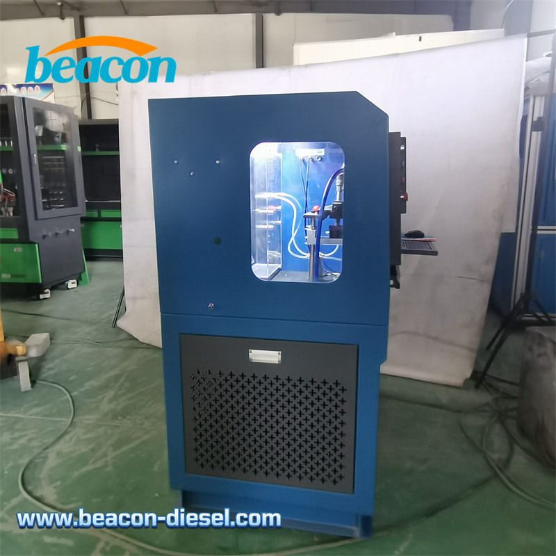 Vista lateral de la máquina de prueba diesel CR309