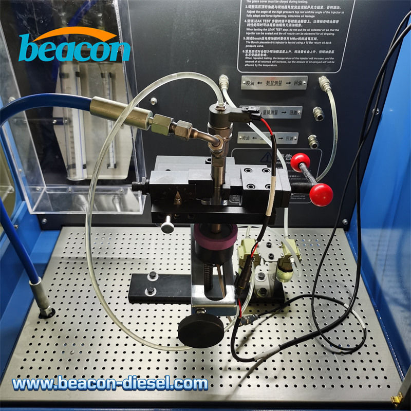 Cámara de operación protegida para prueba de inyección