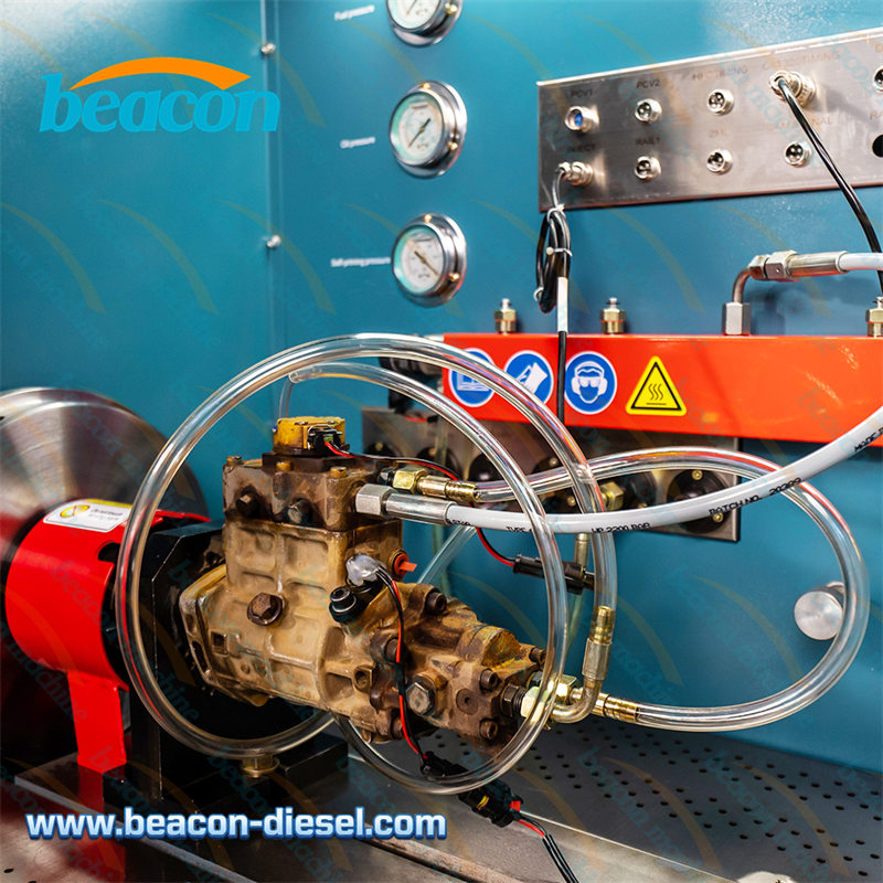 Adaptador especial y brida para la prueba de bombas Caterpillar 320D