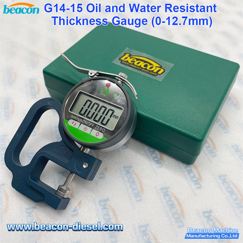 Medidor espesor digital para medir arandelas de ajuste de inyectores diesel