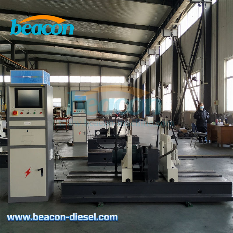 Vista frontal de la equilibradora dinámica de correa YYQ-200S