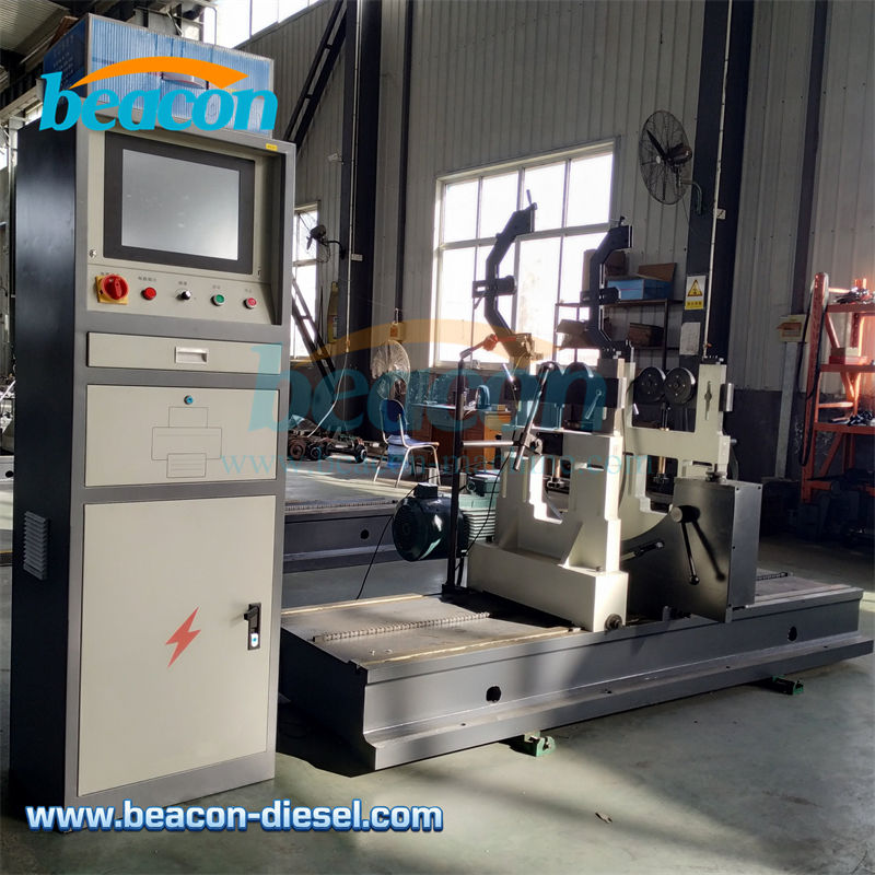 Vista frontal de la equilibradora dinámica de correa YYQ-200S