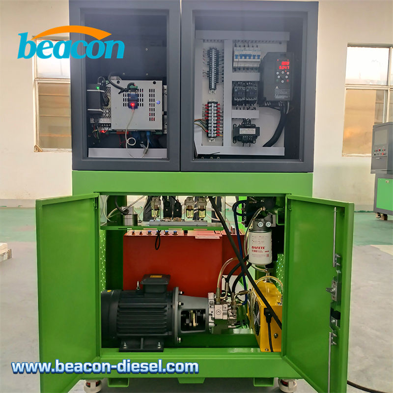 Primer plano del riel de combustible y montaje del inyector