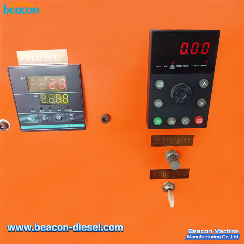 Panel de control y manómetros del banco BC-SGC