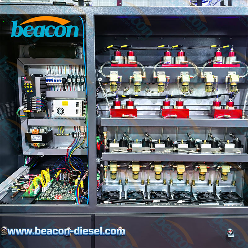 Mecanismo interno válvula solenoide y filtro del probador CR718D