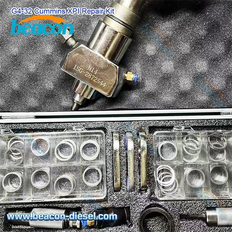 Adaptador de inyector de precisión y soporte de fijación para mantenimiento XPI