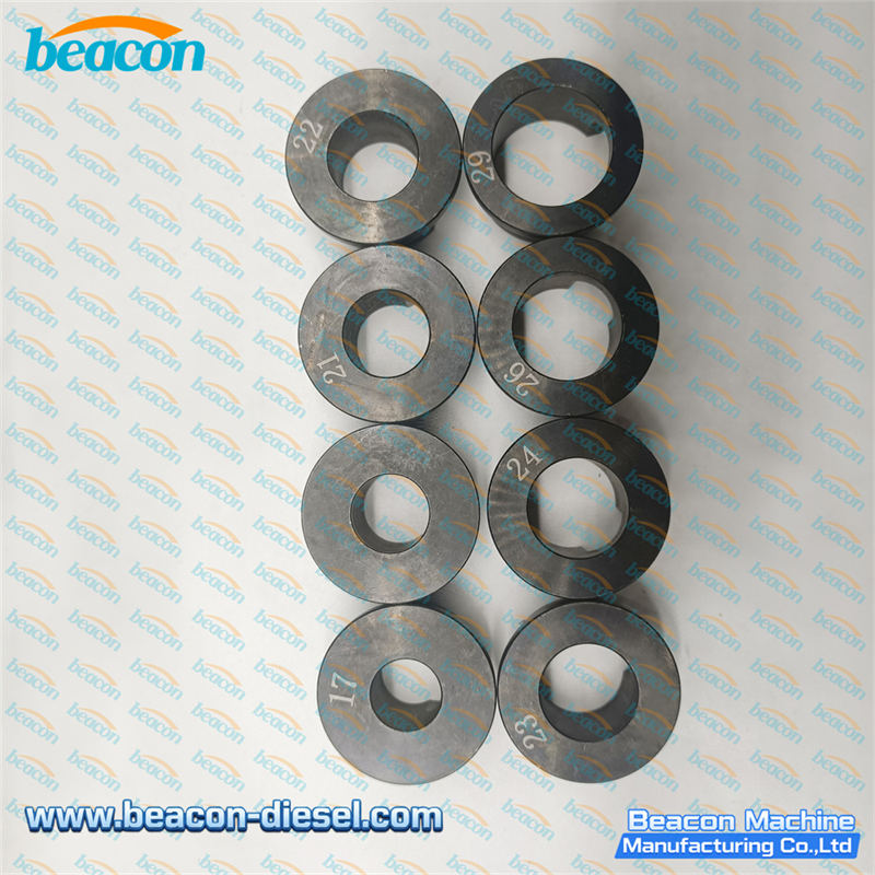 Detalles de adaptadores de medición y calzas de calibración